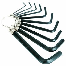 10 piece METRIC Hex Key Set KEYS 1.5 2 2.5 3 4 5 5.5 6 8 &amp; 10mm - £18.13 GBP