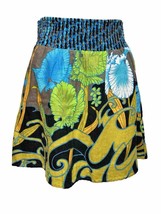 Free People Size Medium Skirt Floral Linen Mini Skirt Bohemian Whimsical... - $15.92