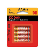 Kodak Super Heavy-duty Batteries (AAA) - 4pk - £23.37 GBP