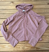 Fabletics Women’s Full zip Hooded Jacket size XL Mauve L8 - $17.72