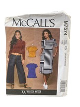 McCalls Sewing Pattern 7574 Top Tunic Dress Misses Size 14-22 - $9.74