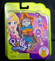 Polly Pocket Tiny World Compact On Stage  doll drums guitar piano NEW - £5.43 GBP