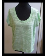Reebok Ladies Running Tee Top Light Green Size XS - $4.94