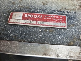 VINTAGE Brooks Full View Rotometer Measuring Gauge  0-100 PSIG  # 12-111... - $151.99