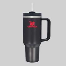 Georgia Tumbler with Handle and 3 Position Lid | 40 oz Quencher | Bulldogs - £29.68 GBP+