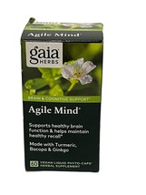 Gaia Herbs Agile Mind - 60 Vegan Liquid Phyto-Caps - £39.10 GBP