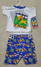 Vintage Disney Babies Size 12 Months Pluto Baseball 2 Piece Rare - $32.50