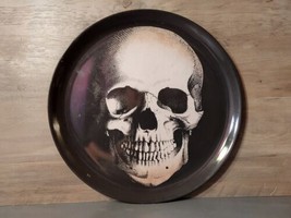 Halloween Skeleton Skull Serving Platter Tray Melamine 11.5&#39;&#39; - $22.23