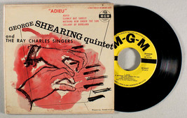 George Shearing - Adieu (7&quot; EP) (1957) Vinyl • Ray Charles Singers, Quintet - £12.14 GBP