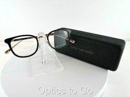 John Varvatos V 410 BLACK / TORTOISE 49-22-145 Eyeglasses Frames - £34.24 GBP