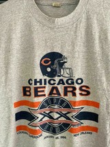 Chicago Bears &#39;86 Super Bowl T-shirt XL Screen Stars Single Stitch w/ Collar Tag - £31.45 GBP