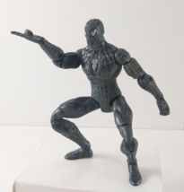 2008 Hasbro Spider Man 3 Movie Black Suit Symbiote 5&quot; Action Figure Toy Nice! - £31.59 GBP