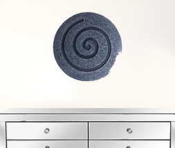 14&quot; Gray Round Modern Spiral Wall Art - £171.17 GBP