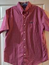 Chaps Ralph Lauren Men Size Medium Short Sleeve Button Up Shirt - £7.08 GBP