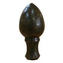 Royal Designs Egg Lamp Finial for Lamp Shade, 2.25 Inch, Antique Brass - £17.48 GBP+