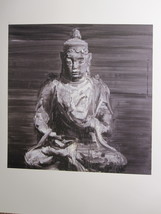 Modern Artist 11.5&quot; x 9.75&quot; Bookplate Print: Yan Pei-Ming - Bouddha - £2.74 GBP