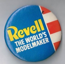 Revell the Worlds Modelmaker 2&quot; pin back button Pinback - £11.00 GBP