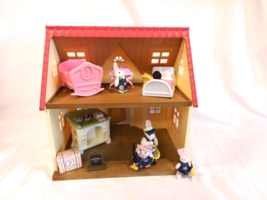 Calico Critters Cozy Cottage Starter Home Red Roofed 2 Story Kids + Critters +  - $23.76