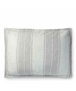 Ralph Lauren Oakview Striped Pillow Sham Pewter Graphite Standard 20&quot; x 28&quot; - $80.58