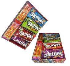 2 Packs Skittles &amp; Starburst Full Size Candy Variety Mix 30 Ct Box Sour ... - £55.07 GBP