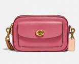 Coach Willow Camera Bag In Colorblock Leather Crossbody ~NWT~ Rouge C0695 - £175.45 GBP