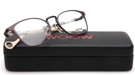 New Woow Hey You 2 Col 9122 Brown Eyeglasses Frame 49-18-137 B38mm - £152.74 GBP