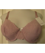 Le Mystere lace allure padded underwire bra size 36D Violet Ice Style 5646 - $34.54 CAD