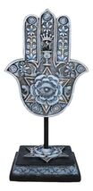 Hand of God Hamsa Palm With Magen David Star Eye of Providence Figurine ... - $47.99