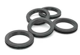 Firewall Rubber Wire Grommet 2 1/2&quot; w 2 1/8&quot; ID w 1/8” Groove Oil Resistant NBR - £9.09 GBP+