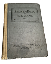 Antique Graphic Art Book Specimen Book and Catalogue 1923 American Type Founders - £425.93 GBP