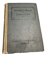 Antique Graphic Art Book Specimen Book and Catalogue 1923 American Type ... - £428.87 GBP
