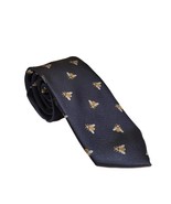 Kings Collection Men Formal Bee Pattern Ties Polyester Blue Neck Tie - $25.96 CAD