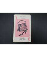 1965 Mystery Date board game replacement card pink # 3 bag &amp; shoes - £3.90 GBP
