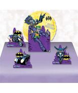 Batman Dark Knight Happy Birthday Balloon Centerpiece 3 Cut Outs Party S... - €5,92 EUR