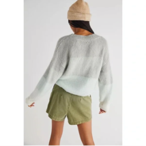 NWT Free People Sweater Autumn Sky Pullover Fuzzy Cloud Combo XL Wool Blend - £66.68 GBP