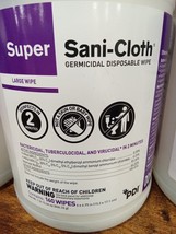 12 pk super sani-cloth 160 wipes per container 349kb - £65.70 GBP