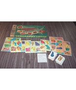 Vintage 1956 GEOGRAPHY LOTTO Game BY Milton Bradley Learning Complete - $18.32