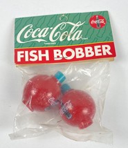 Set 2 Vintage 1996 Coca-Cola FISH BOBBER Plastic Fishing Floats Coke Bottle Logo - £8.19 GBP
