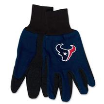 NFL Houston Texans Two-Tone Gloves, Blue/Black - $10.00