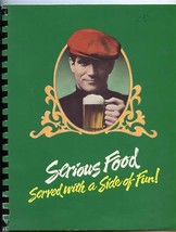 Steak &amp; Ale Serious Food Menu Served With A Side of Fun 1985  - £76.73 GBP