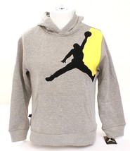 Nike Jordan Jumpman Heather Gray Hoodie Hooded Pullover Youth Boy&#39;s L NWT - £63.94 GBP