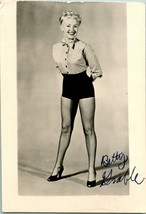 Vintage Betty Grable Portafoglio Snapshot &amp; 20th Secolo Fox Foto Ordine Forma - £26.20 GBP