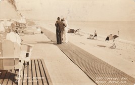 Postcard Del Mar Manors On The Ocean Collins Ave Miami Beach Florida RPPC c1938 - £23.88 GBP