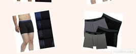 4 Pack Men Adidas Stretch Soft Cotton Boxer Briefs Black Xlarge $38 - £22.63 GBP