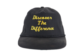 Vintage 90s Cat Caterpillar Discover the Difference Spell Out Roped Snapback Hat - $37.57