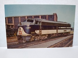 Railroad Postcard Wabash 1007 Locomotive Steam Train Audio Visual Illinois - £7.96 GBP