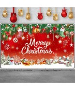 Christmas Holiday Garage Door Banner Snowflake Christmas Backdrop Decora... - £23.59 GBP