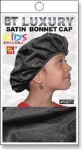 Beauty Town Kid's Luxury Satin Bonnet Cap Black - $5.99