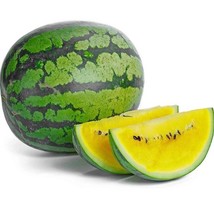 New Fresh USA Seller Juicy Yellowglo Yellow Meat Watermelon Glow 20 Seeds Sweet  - £4.98 GBP