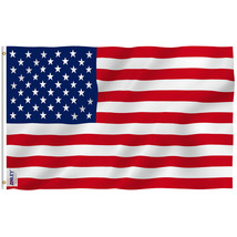 Anley 4x6 Feet American Flag US Flag - USA Flags US Banner Polyester - £7.08 GBP
